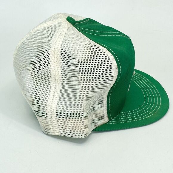 Vintage NK Northrup King Green K-Brand Snapback Trucker Hat Mesh (H3) - Picture 3 of 10